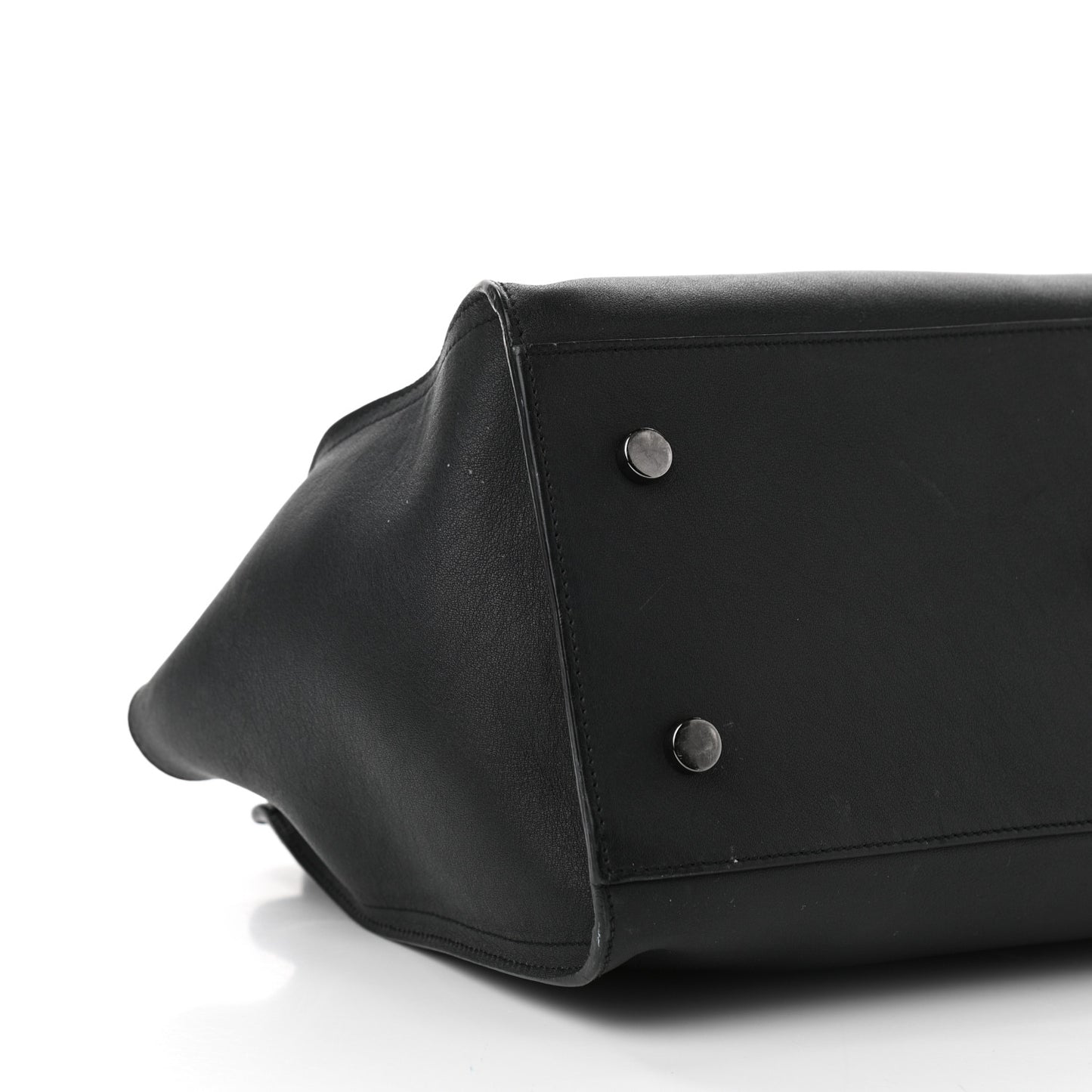 Calfskin Small Monogram Cabas Black