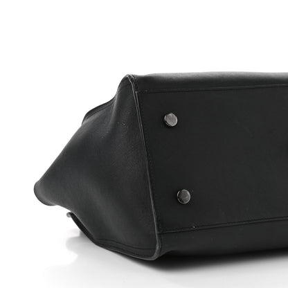 Saint Laurent Calfskin Small Monogram Cabas Black 10 of 13