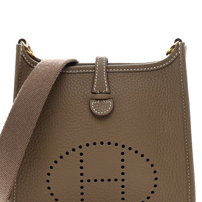 Hermes Taurillon Clemence Evelyne TPM Etoupe 8 of 11