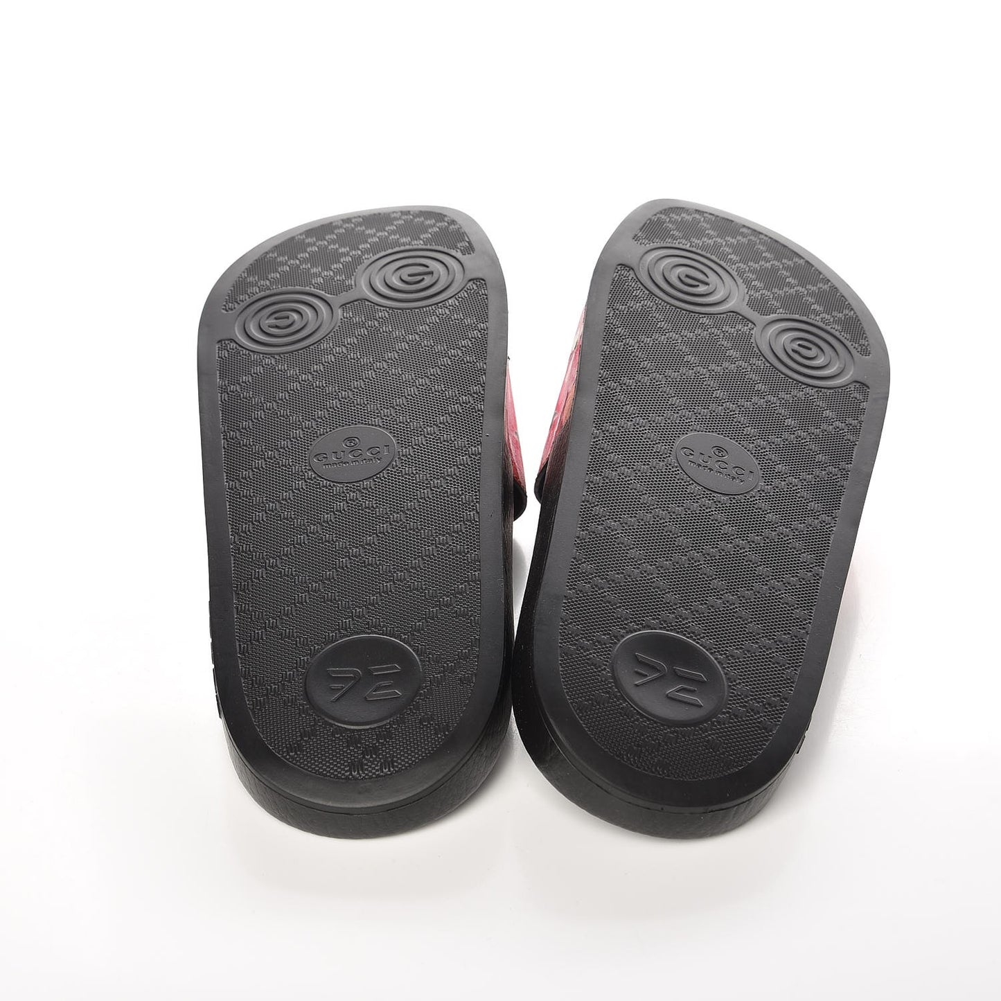 GG Supreme Monogram Blooms Slide Sandals 39 Beige Multicolor