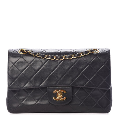 Chanel Lambskin Quilted Small Double Flap Black 1 of 11