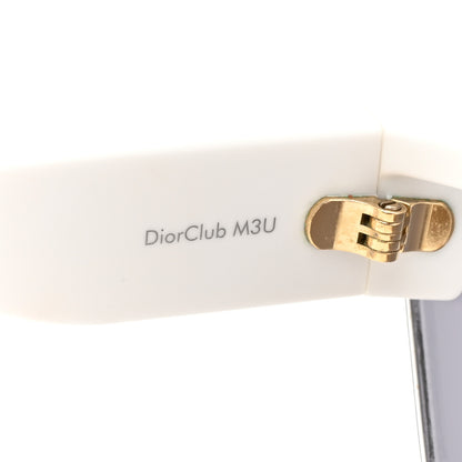 Christian Dior Acetate DiorClub M3U Cat Eye Mask Sunglasses White 5 of 7