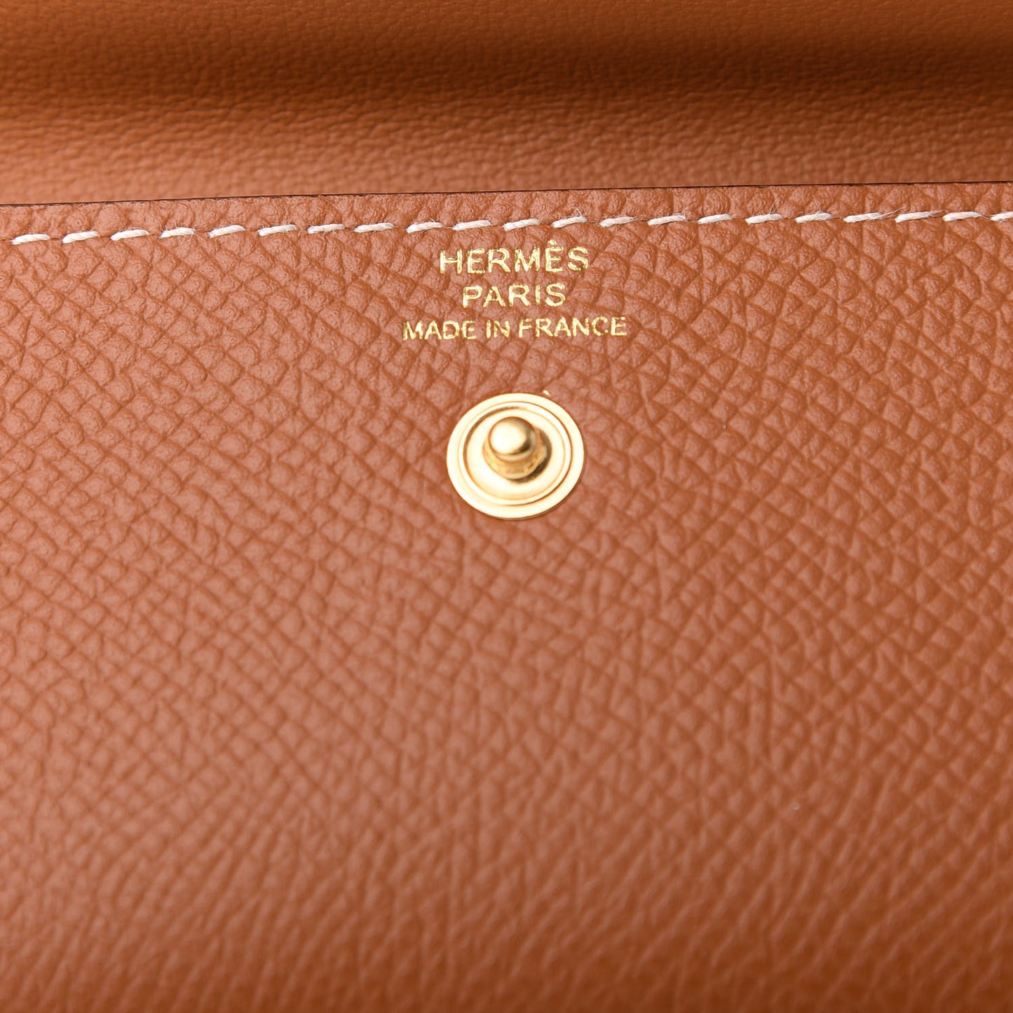Epsom Kelly Pocket Belt Gold