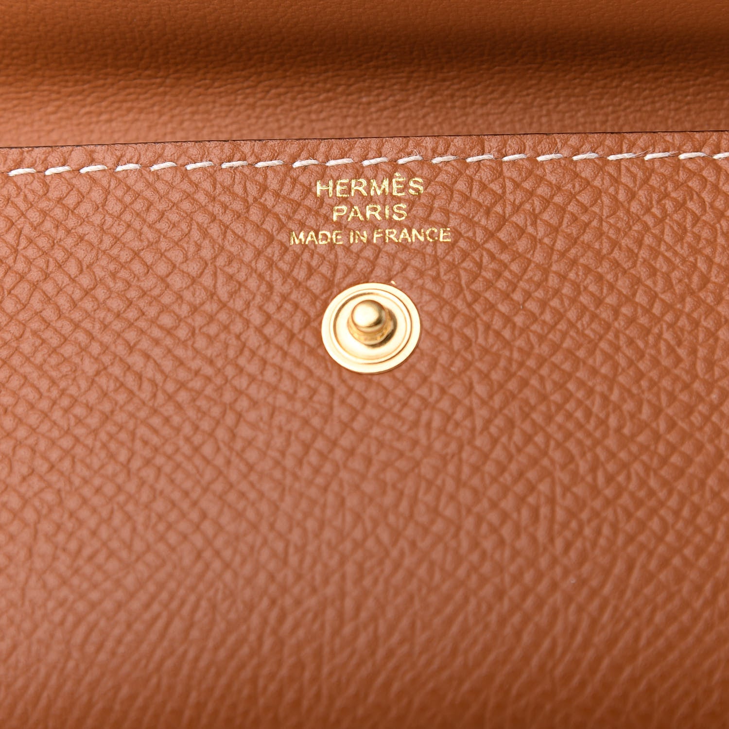 Hermes Epsom Kelly Pocket Belt Gold 5 of 7