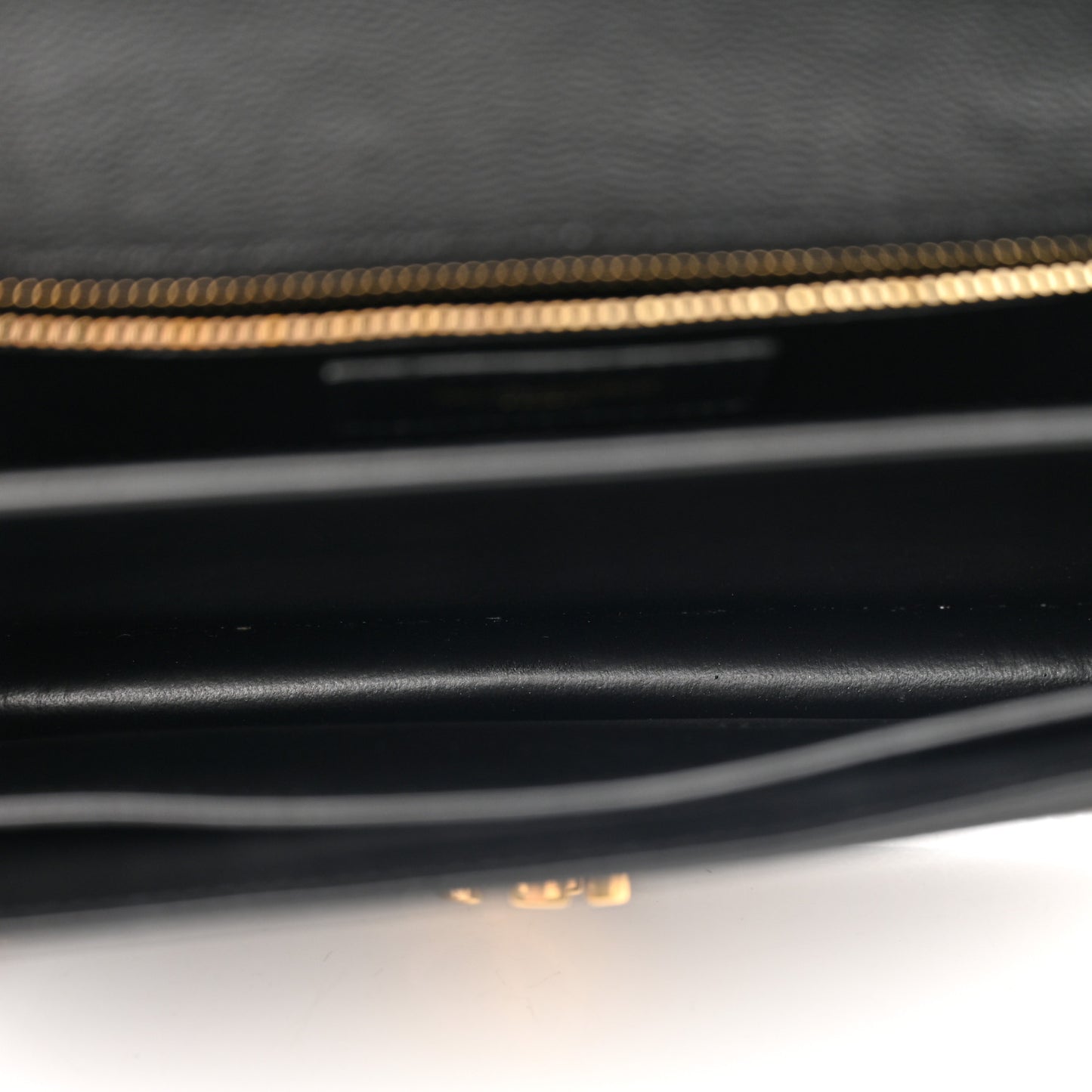 Grain De Poudre Monogram Cassandra Clasp Bag Black