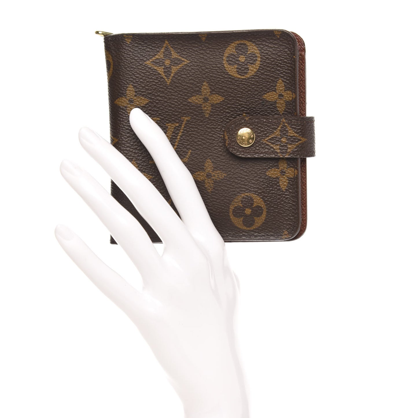 Monogram Compact Zippe Zipped Wallet