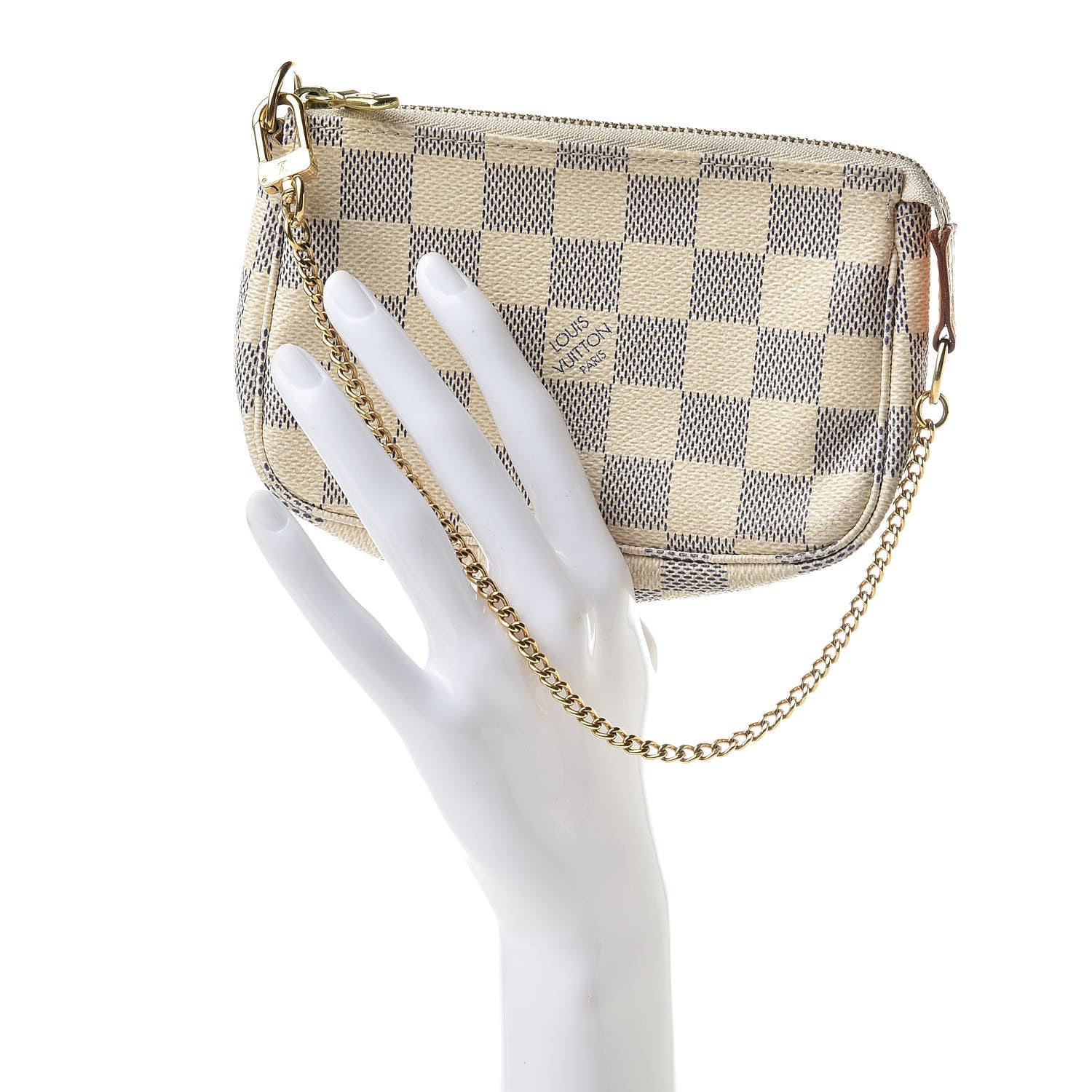Louis Vuitton Damier Azur Mini Pochette Accessories 2 of 8