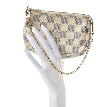 Louis Vuitton Damier Azur Mini Pochette Accessories 2 of 8