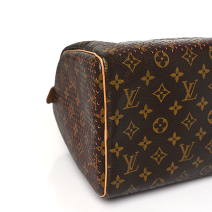 Louis Vuitton Monogram Perforated Speedy 30 Orange 8 of 9