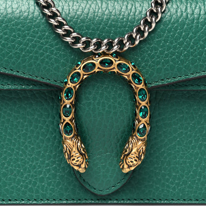 Gucci Calfskin Super Mini Dionysus Shoulder Bag Emerald 7 of 9