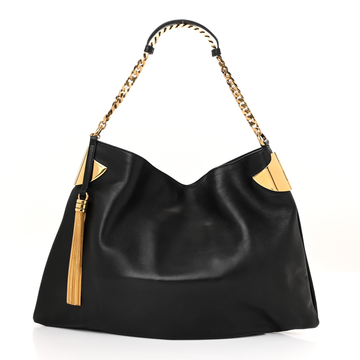 Gucci Lambskin Medium 1970 Shoulder Bag Black 1 of 13