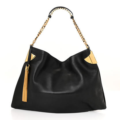 Gucci Lambskin Medium 1970 Shoulder Bag Black 1 of 13