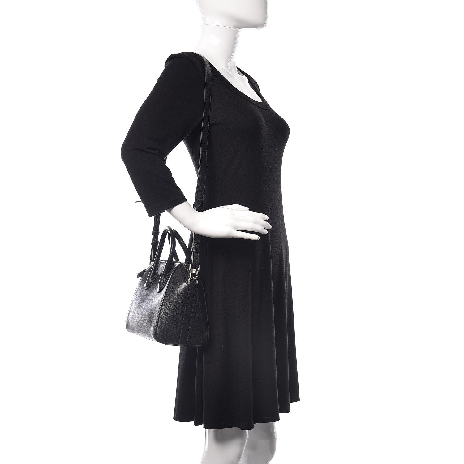 Givenchy Sugar Goatskin Mini Antigona Black 2 of 9