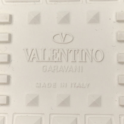 Valentino Garavani Calfskin Rockstud Open Sneakers 36 White Lipstick 8 of 12