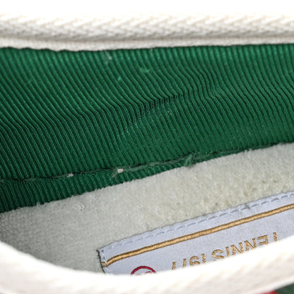 Gucci Monogram Jumbo GG Web Womens 1977 Tennis Velcro Strap Sneakers 35 Camel Ebony Mystic White 9 of 9