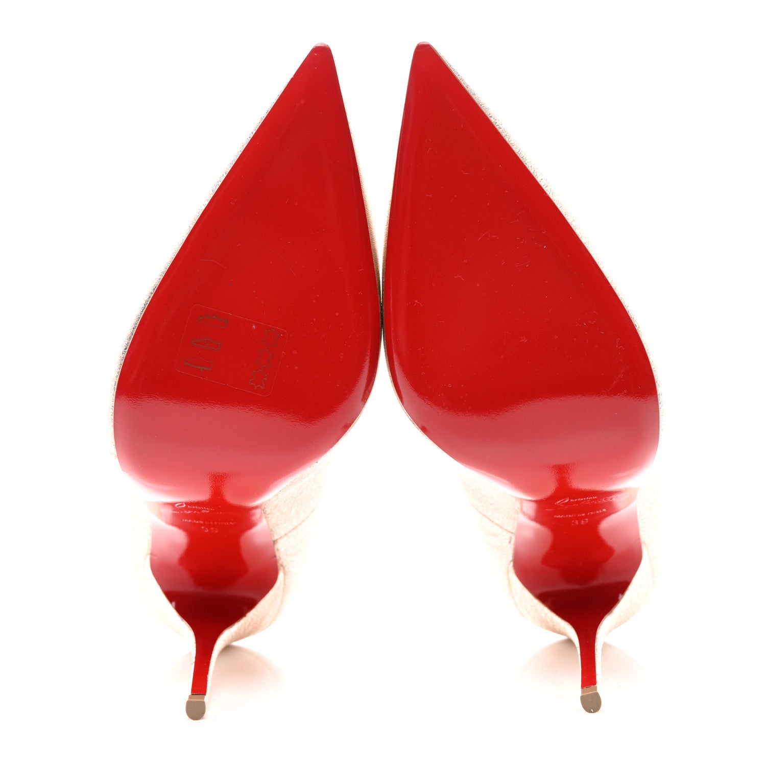 Christian Louboutin Specchio Vintage So Kate 120 Pumps 39 Rose Gold 5 of 7