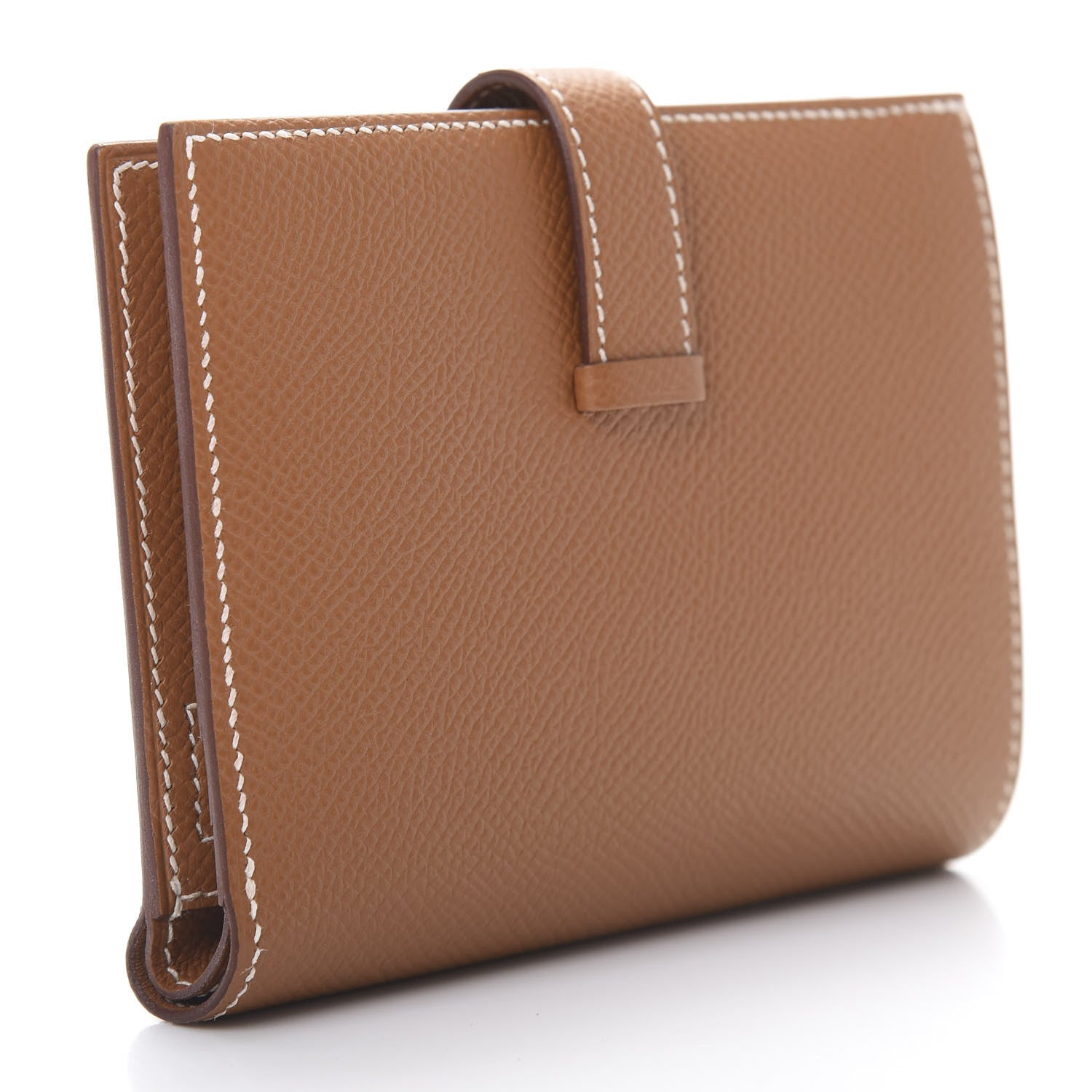 Hermes Epsom Bearn Compact Wallet Gold 3 of 8