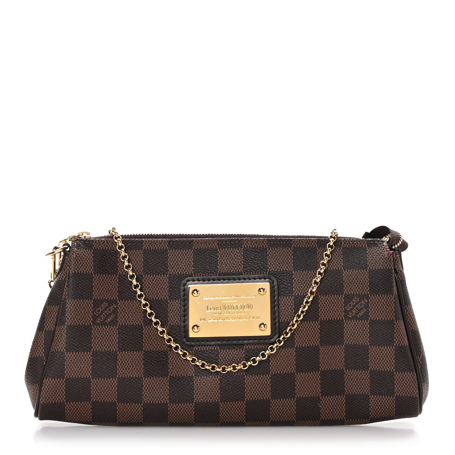 Louis Vuitton Damier Ebene Eva Clutch 1 of 10