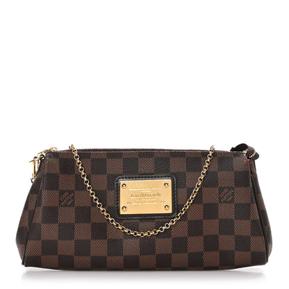 Louis Vuitton Damier Ebene Eva Clutch 1 of 10