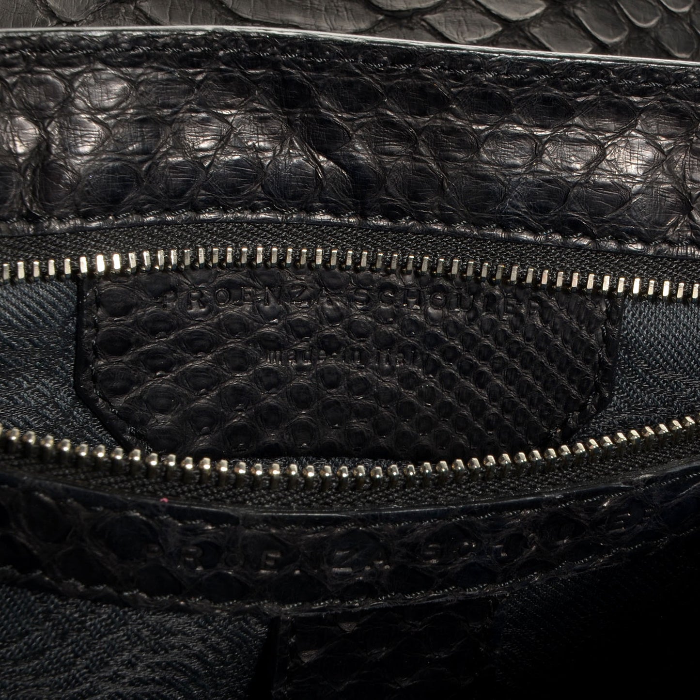 Python PS1 Medium Satchel Black