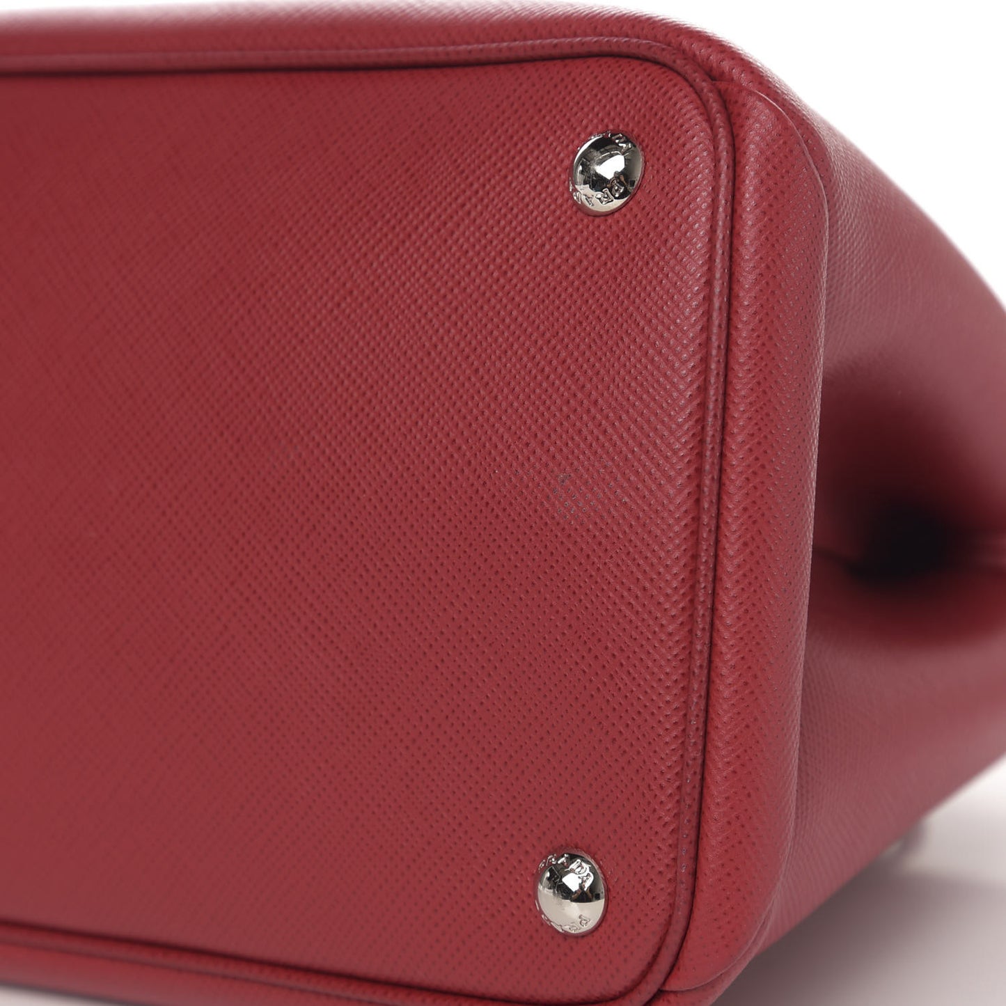 Saffiano Cuir Twin Tote Fuoco