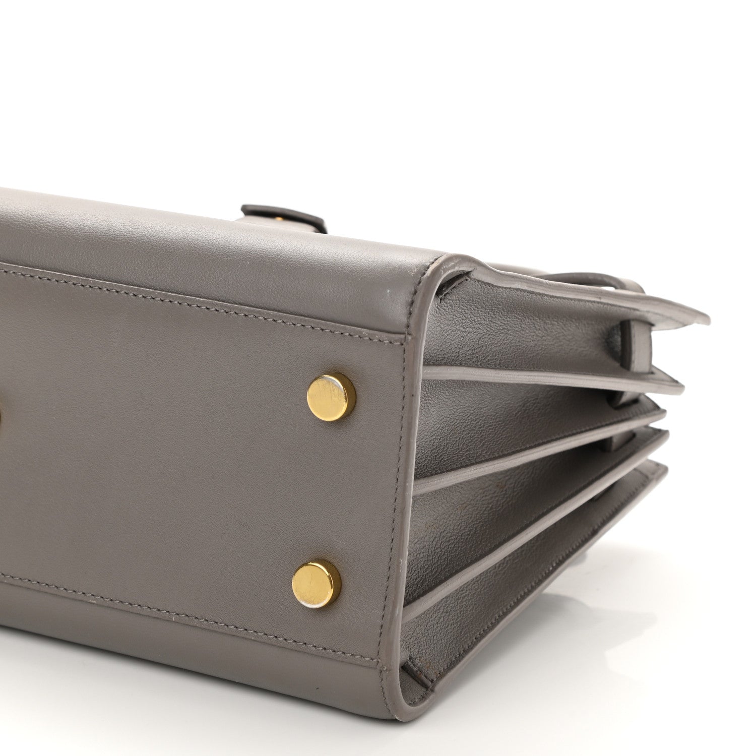 Saint Laurent Calfskin Baby Sac de Jour Fog 8 of 11