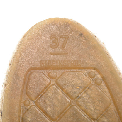 Chanel Canvas Striped Espadrilles 37 6 of 10