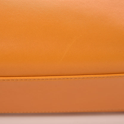 Fendi Nappa Mini Peekaboo Iconic Satchel Giallo Syrup 8 of 8