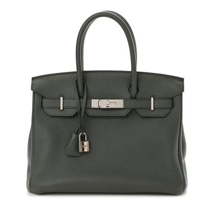 Hermes Togo Birkin 30 Vert Amande 1 of 19