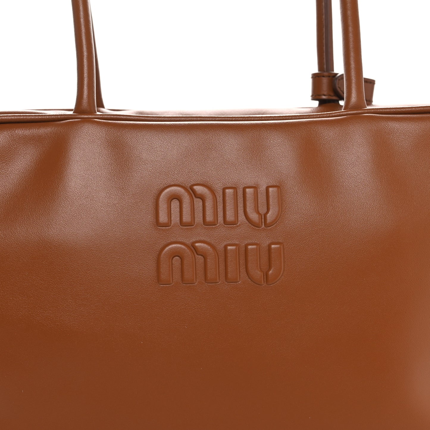Soft Calf Softy Large Beau Top Handle Bag Cognac