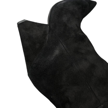 Saint Laurent Suede Niki 105 Thigh High Boots 36.5 Black 10 of 10