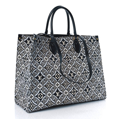 Louis Vuitton Jacquard Since 1854 Onthego GM Grey 3 of 8