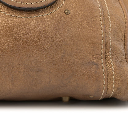 Chloe Metallic Calfskin Medium Paddington Satchel Gold 13 of 16
