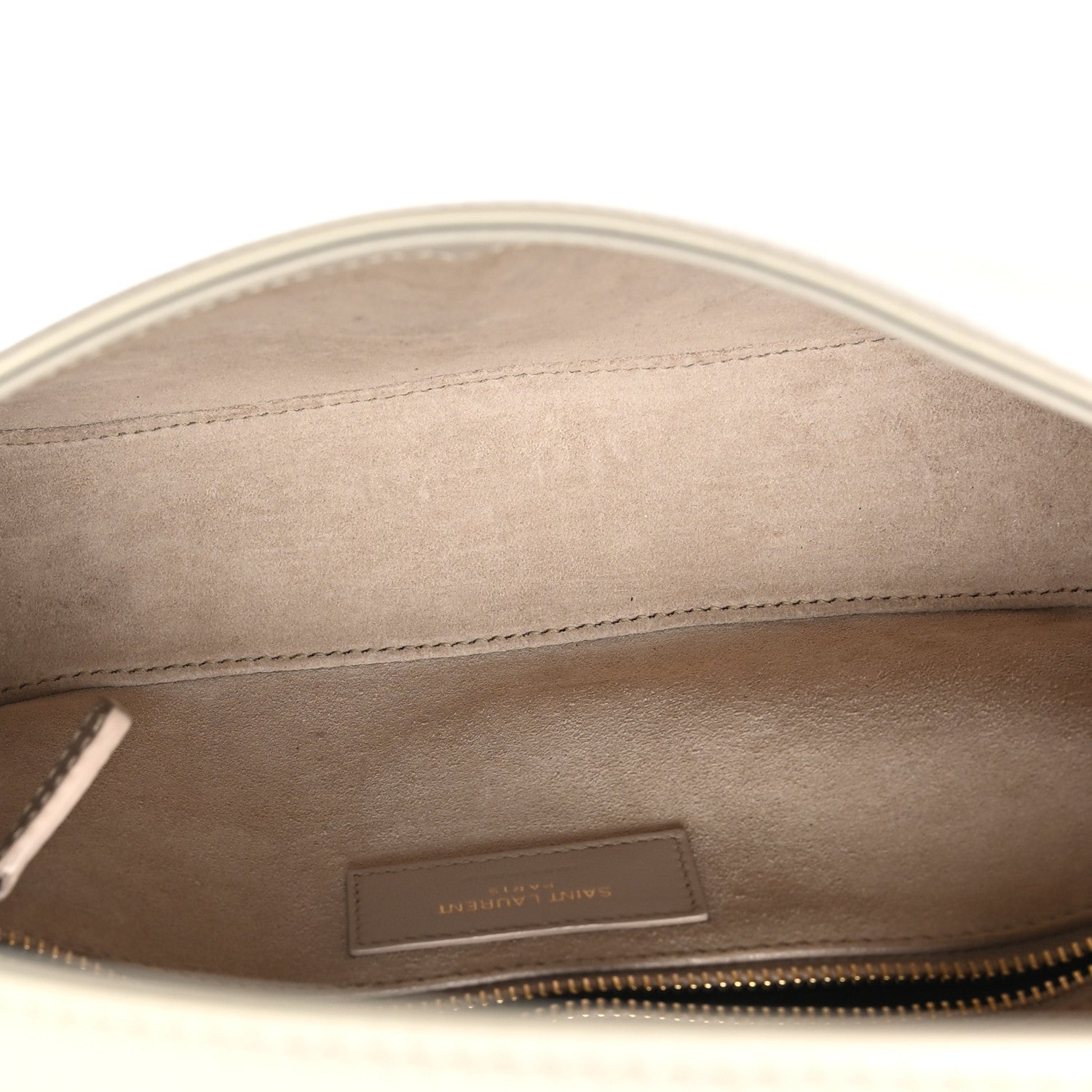 Saint Laurent Smooth Calfskin Le 5 A 7 Hobo Crema Soft 5 of 11