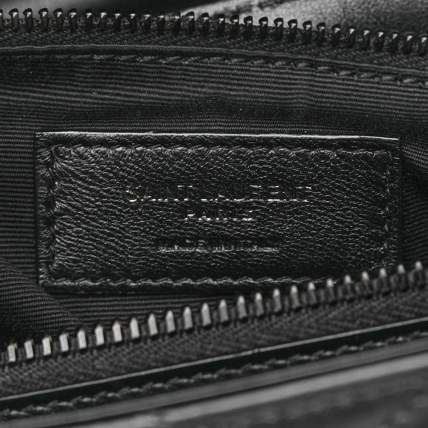 Saint Laurent Calfskin Y Quilted Monogram Monochrome Medium Loulou Chain Satchel Black 6 of 14