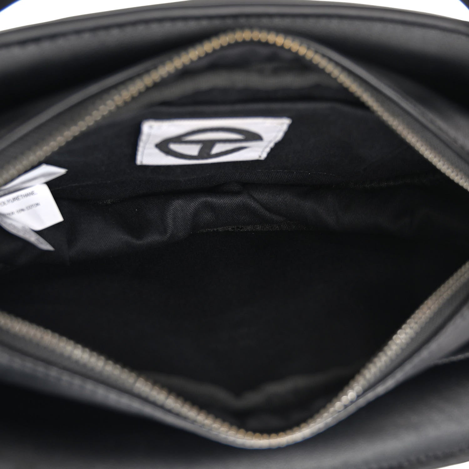 Telfar Vegan Leather Round Circle Bag Black 5 of 9