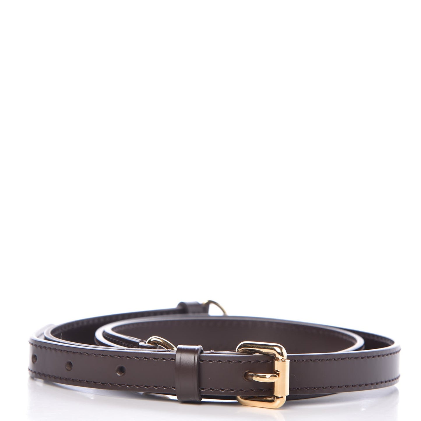 Calfskin Adjustable Speedy Bandouliere Shoulder Strap Brown