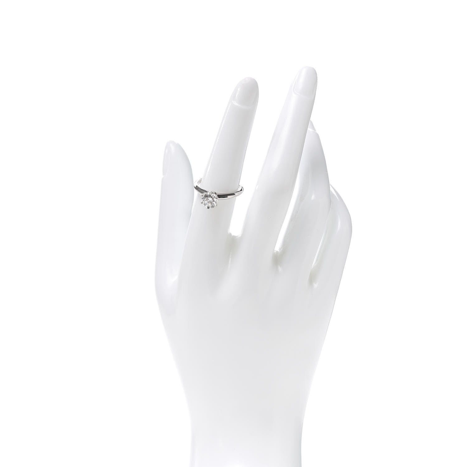 Tiffany Platinum Diamond 1.17ct Solitaire Engagement Ring 54 7 2 of 7