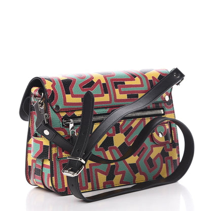 Proenza Schouler Calfskin Keith Haring Print Mini PS11 Classic Shoulder Bag Black Multicolor 3 of 11