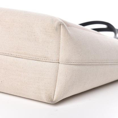 Tom Ford Canvas Calfskin T Tote Beige 8 of 17