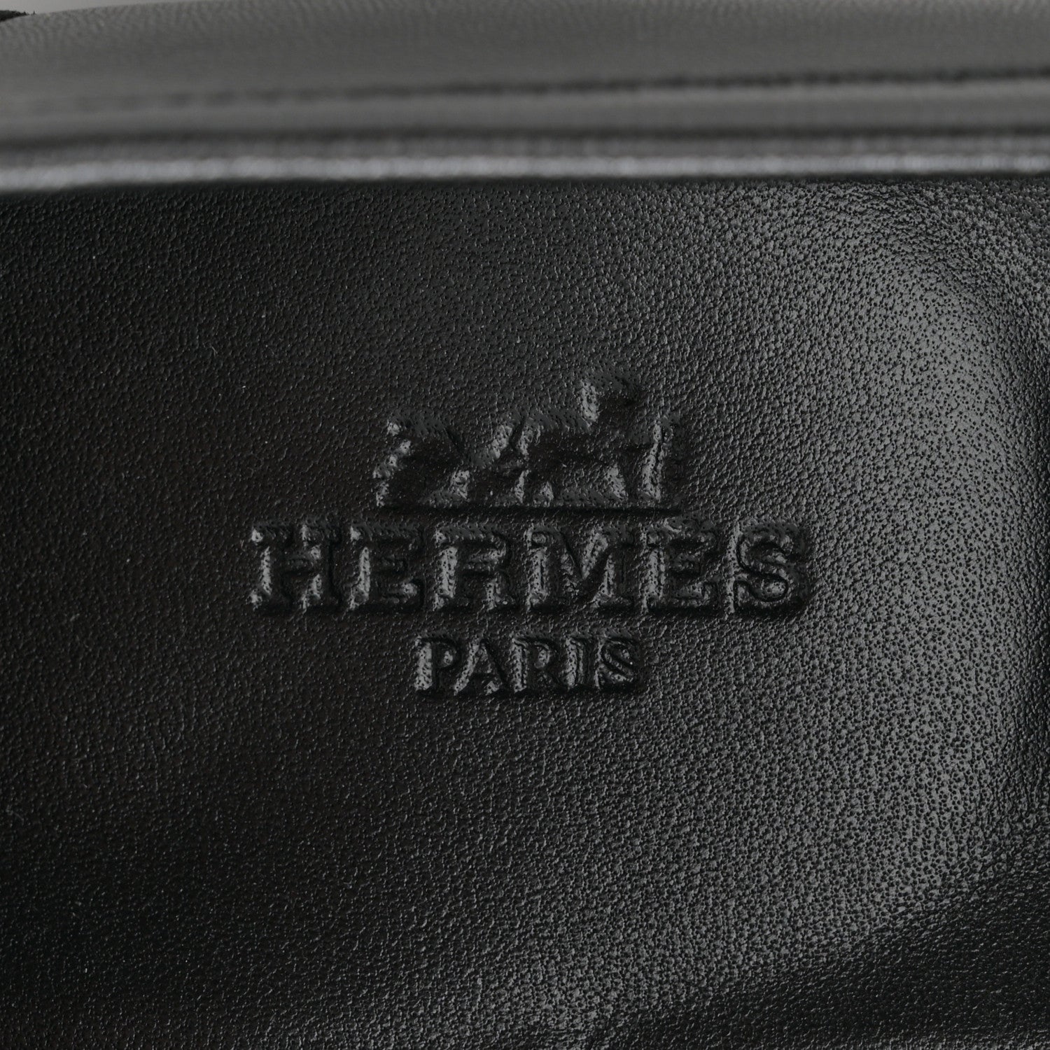 Hermes Goatskin Womens Royal Loafers 38 Black 6 of 9