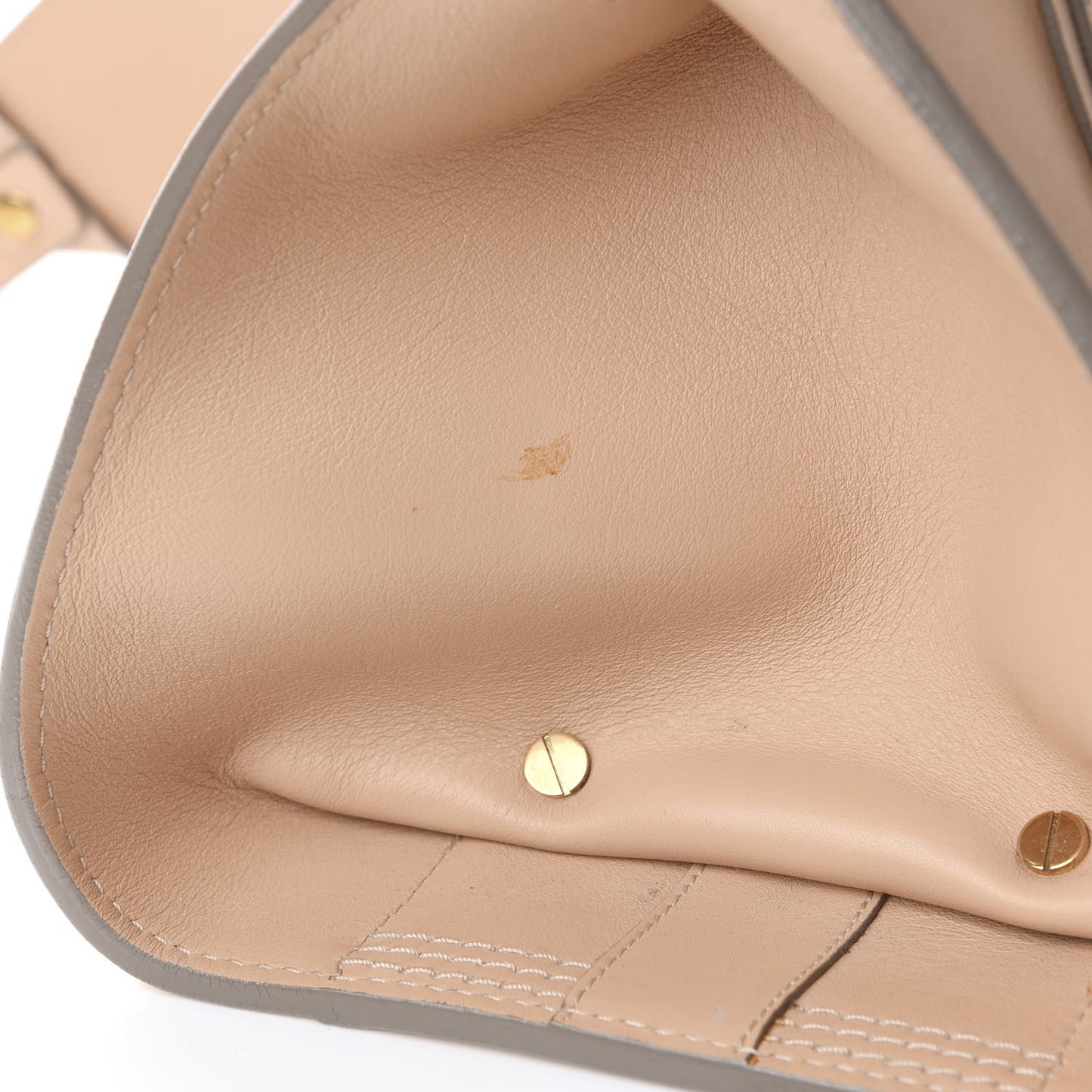 Calfskin Ayers Top Handle Shoulder Bag Beige