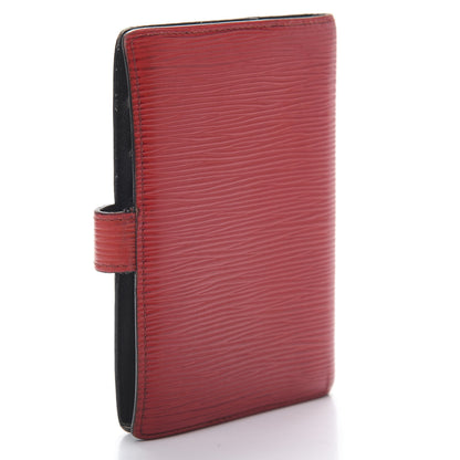 Louis Vuitton Epi Medium Ring Agenda Cover Rouge 3 of 13