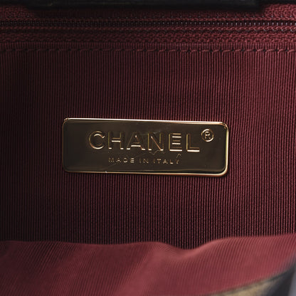 Chanel Lambskin Quilted Large Shopping Tote Black 7 of 13