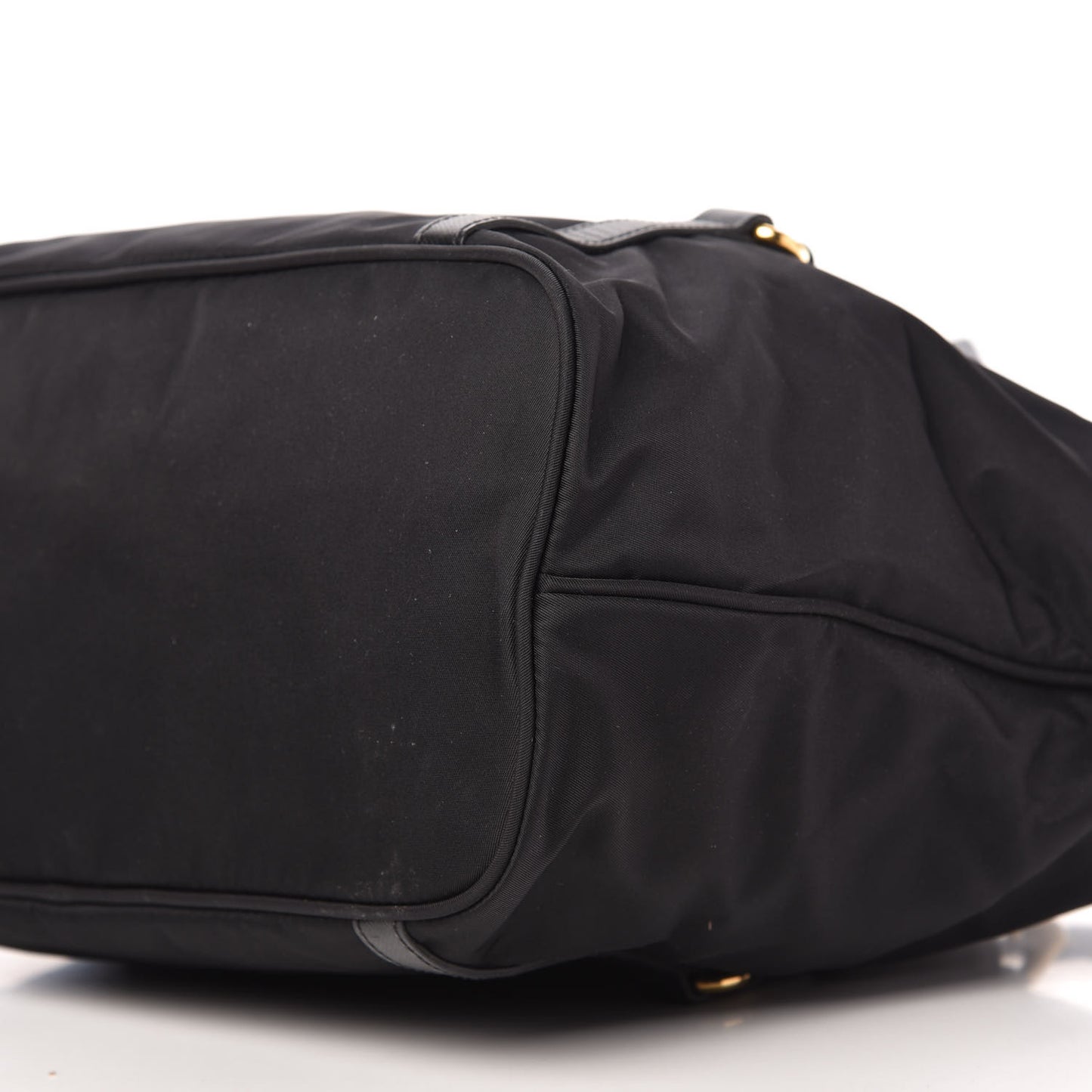 Saffiano Tessuto Nylon Tote Black