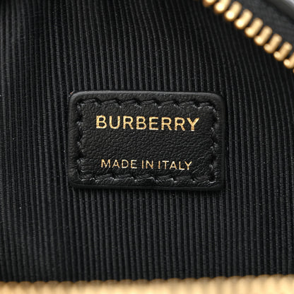 Burberry E-Canvas Calfskin Icon Stripe Louise Bag Archive Beige 7 of 11