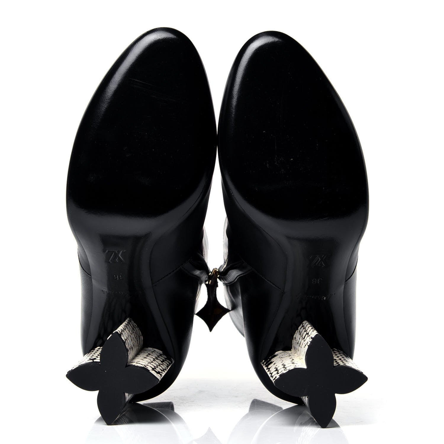 Louis Vuitton Calfskin Silhouette Ankle Boots 38 Black 5 of 5