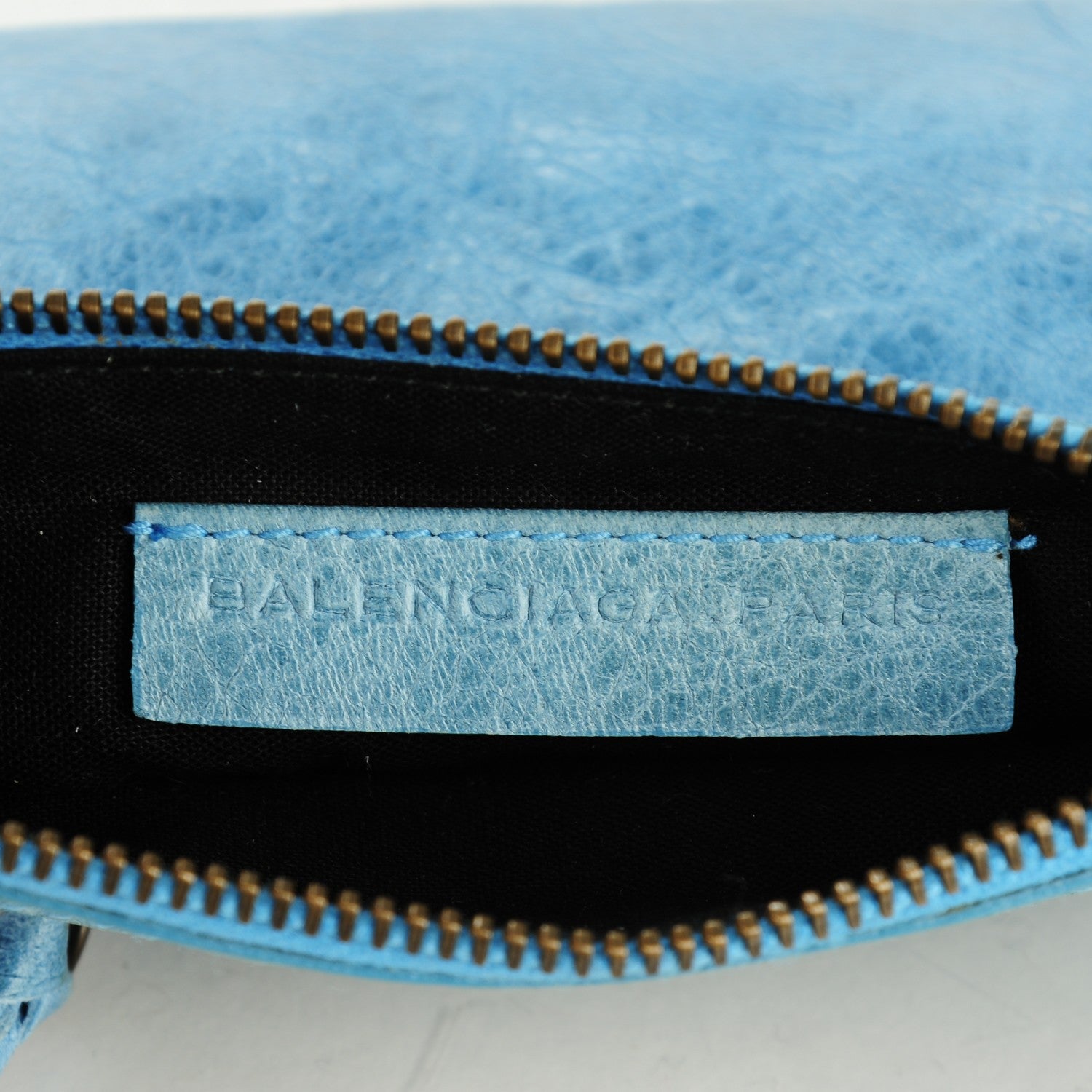 Balenciaga Agneau Classic Hardware M Porte-Monnaie Coin Purse Sky Blue 6 of 7