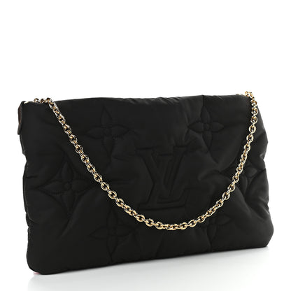 Louis Vuitton Econyl Monogram Pillow Maxi Multi Pochette Accessories Black Fuchsia 3 of 9