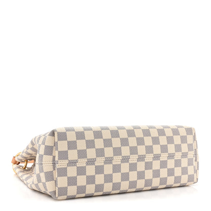 Louis Vuitton Damier Azur Graceful PM Rose Ballerine 3 of 16